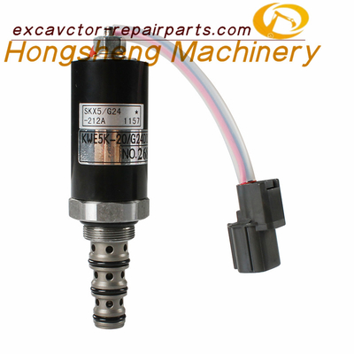 Pilota Solenoid Valve di Solenoid Valve SK200-6E dell'escavatore di G24D12A Kobelco