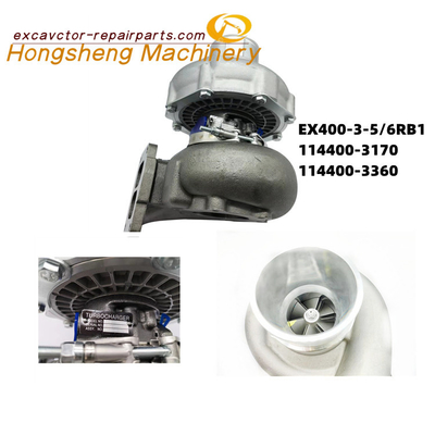 114400-3170 motore 6RB1 di Turbocharger Hitachi EX400-3 EX400-5 dell'escavatore 114400-3360